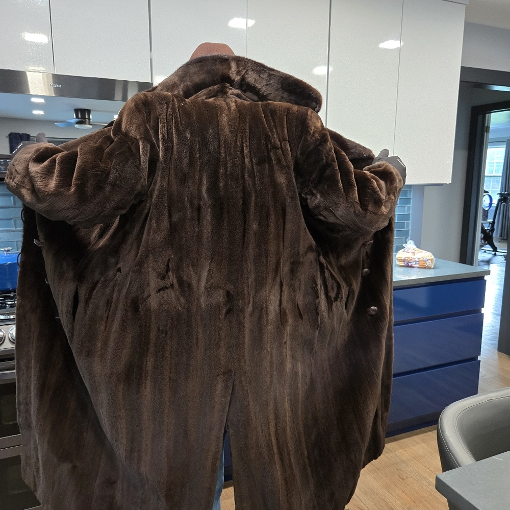 Men's Zuki Sheared Mink Coat